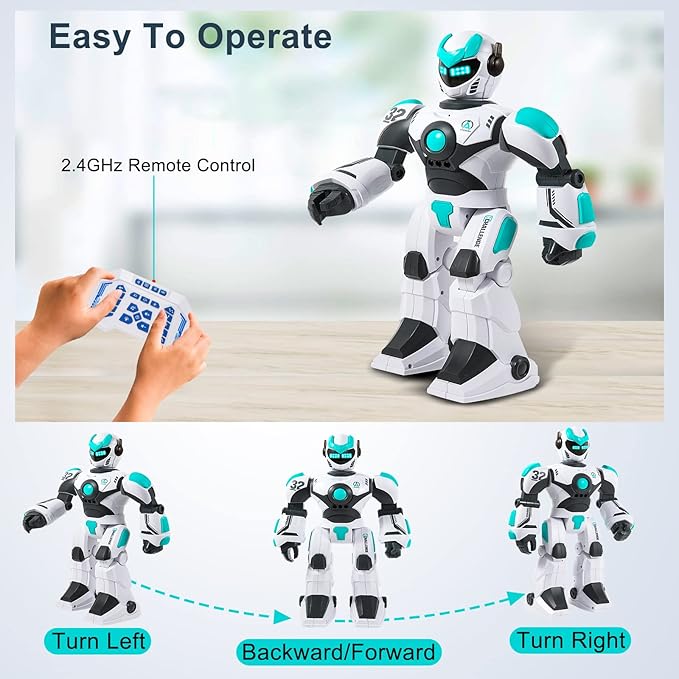 RC Robot Toy for Kids Remote Control Robot Toy, Smart Gesture Sensing - Image 2
