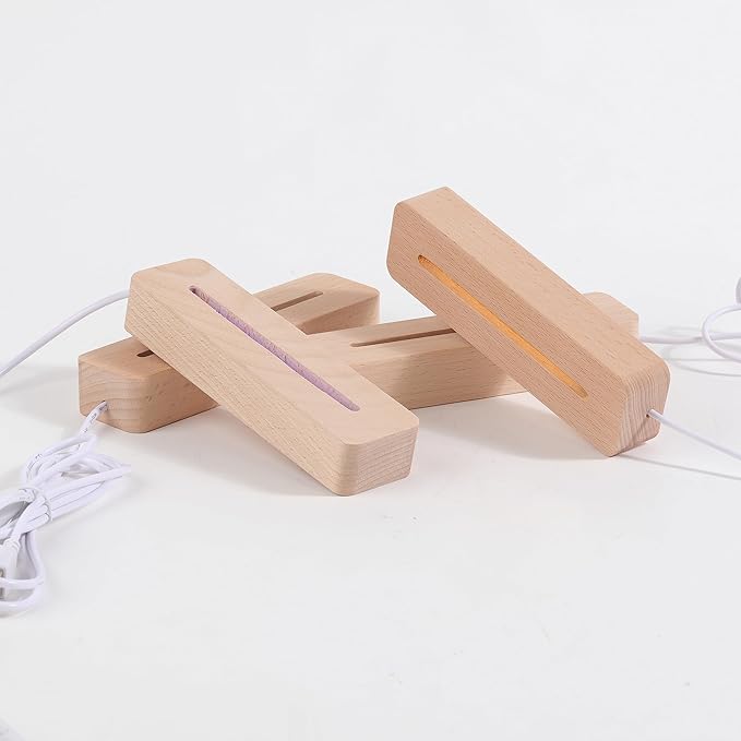 Resin Casting Mold Silicone Mold Supplies 2 Pack 6 Inch Rounded CuboidLed Wood - Image 4