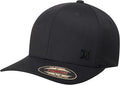 Hurley Mens Baseball Cap - Curved Brim Flexfit Ball Cap, Moisture Wicking Breathable Fitted Hat for Men