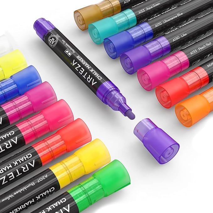 ARTEZA Liquid Chalk Markers, Chalkboard Pens - Image 5