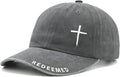 Cross Jesus Hat with Gifts Box, Embroidered Religious Baseball Cap, Christian Gifts for Men Women