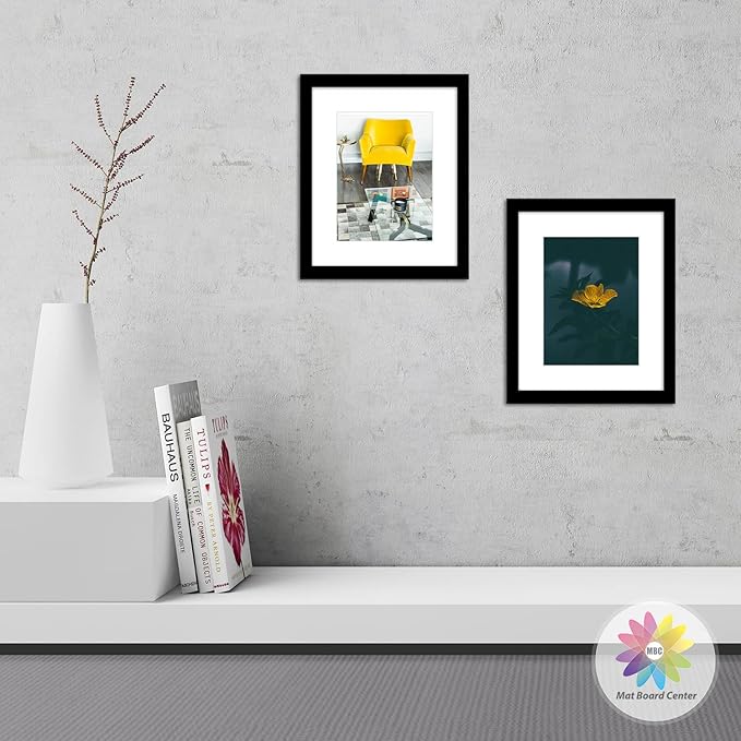Mat Board Center, 13x16 for 9x12 White Photo Picture Mats - Image 7