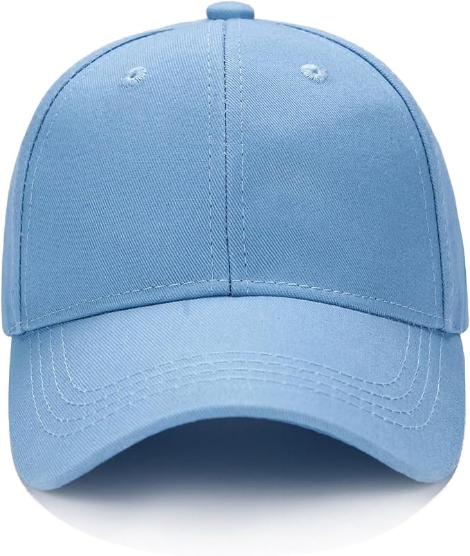 Edoneery Baseball Cap for Kids-Adjustable Washed Cotton Golf Toddler Hat for Boys & Girls