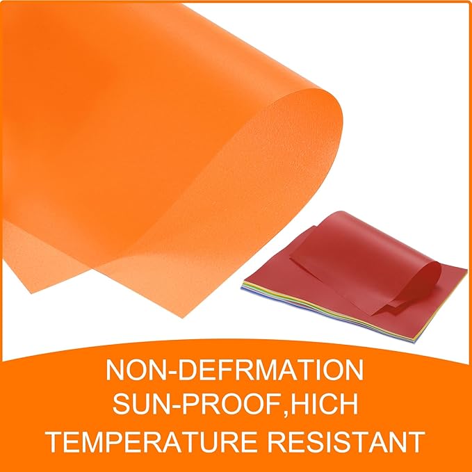 MECCANIXITY Colored Vellum Paper, 40 Sheet Orange Transparency 11.7 x 8.2 - Image 5