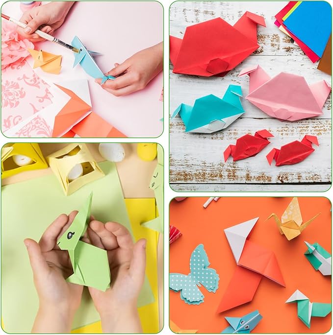 200 Pcs Origami Scrapbook, Paper Airplane Paper Double Sided Scrapbook Paper - Image 5