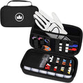 Craftsman Golf Glove Holder Case with Glove Shaper Portable Golf Accessories Organizer for Tees,Balls,Divot Tools,Ball Marker Golf Bag Accessories Golf Gift for Men/Women
