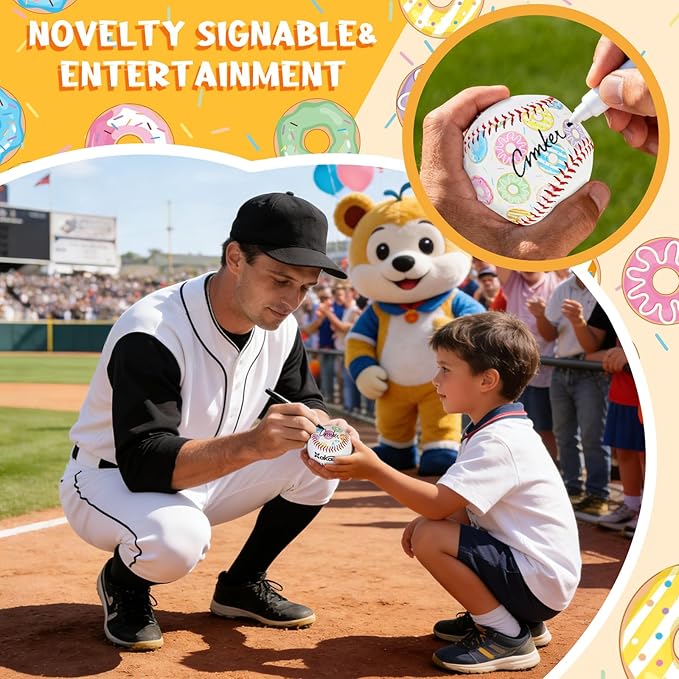Baseballs PVC 9in Practice Baseball for Training Hitting Lifestyle Decor Ideal Personalized Inspired Gifts for Players Coaches Moms