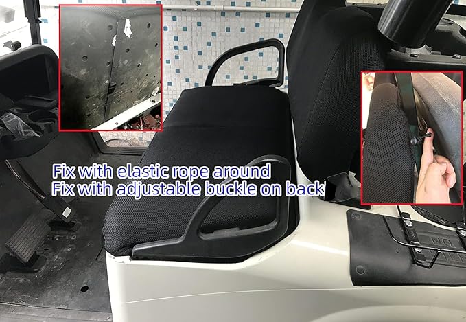 Golf Cart Seat Cover | Golf Cart Mesh Seat Cover for Yamaha G2 G9 G16 G19 G22 & Club Car DS Pre-2000, E-Z-GO Marathon Golf cart