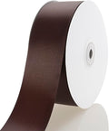 1 1/2 Inch Brown Ribbon, 50 Yards Craft Polyester Satin Ribbon Perfect by Unknown