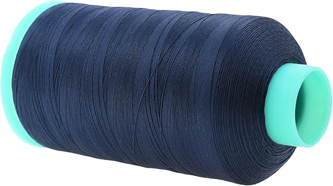Mandala Crafts Bonded Nylon Thread Navy Blue Heavy Duty Sewing Threads - Image 2
