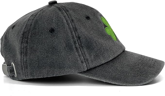 St Patricks Day hat Green Baseball Cap Shamrock Embroidered for man Women Funny