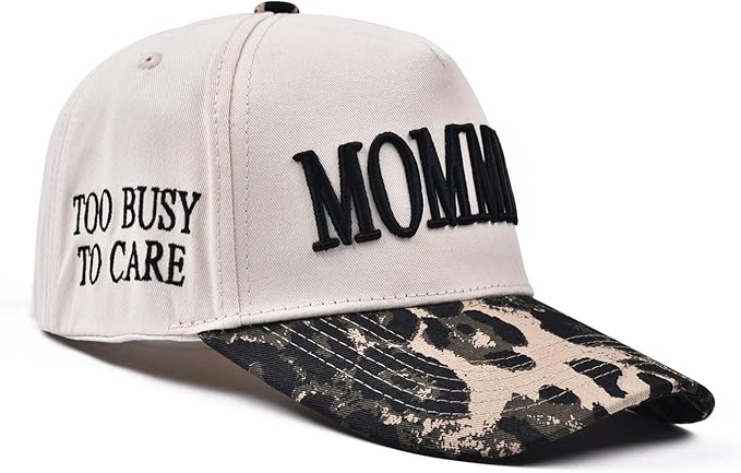 Mommin Trucker Hat,Vintage Two-Tone Women's Baseball Cap with Mama Hat Mothers Day Great Gifts for Mom Wife Stepmom