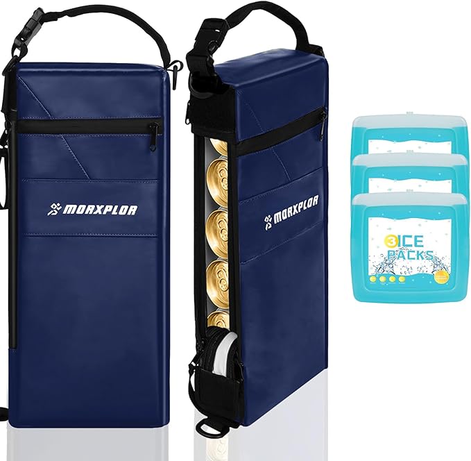 Golf Cooler Bag - 6 Can Insulated Beer Sleeve Soft Cooler,Golf Cart Accessories,Golf Club Bag Accessories