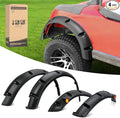 10L0L Golf Cart Front Rear Fender Flares for EZGO RXV 2008-2015 Gas & Electric, with Stainless Steel Screws, Set of 4(Not fit modified models)