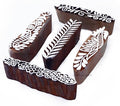 HASHCART® Pottery Printing Blocks Stylish Border Pattern Wooden Stamps by Hashcart