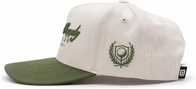 BRIMZ Cotton Golf Hat with Magnetic Brim & Tee Holder - Snapback Golf Cap for Men & Women - Magnetic Brim for Ball Marker