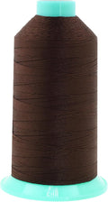 Mandala Crafts Bonded Nylon Thread Dark Brown Heavy Duty Sewing Threads by MandalaCrafts
