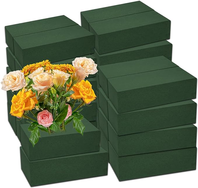 CANIPHA 30Pieces Floral Foam Blocks, Flower Foam Blocks Florist Foam Dry Foam by Unknown