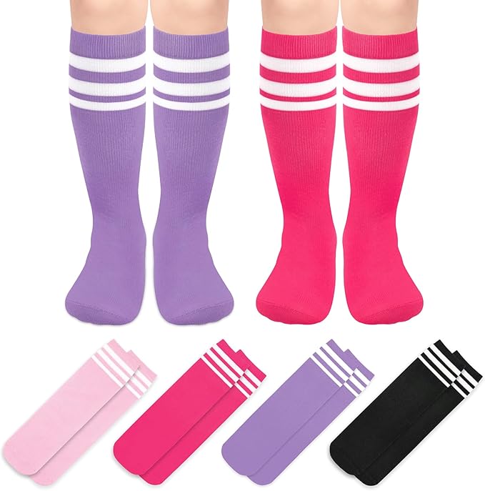 Olreco Toddler Soccer Socks Kids Baseball Socks Youth Softball Sock for Girls Boys Football Sock Boys Athletic Accessories