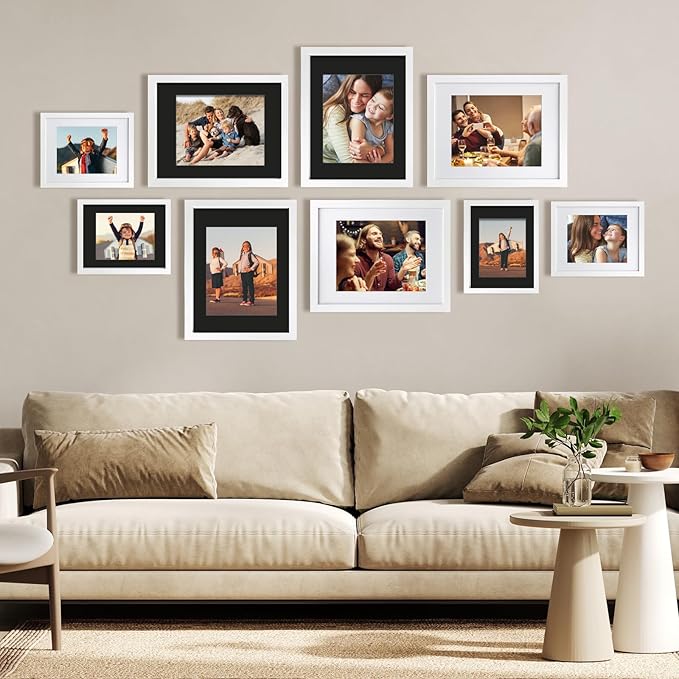 Egofine 11x14 Black Picture Mats Pack of 14, Frame Mattes - Image 4