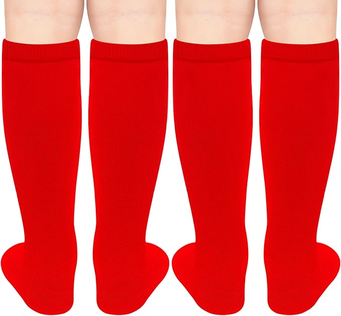 qikqik Toddler Soccer Socks Kids Soccer Socks Boys Baseball Sock Youth Football Sock Girls Softball Accessories Team Sports