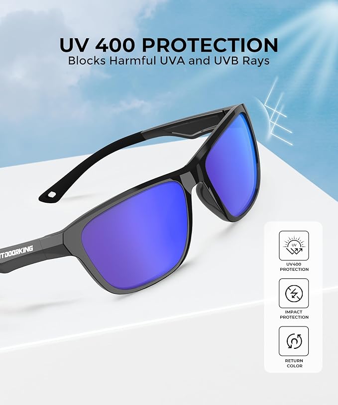 Polarized Running Sunglasses for Women Mens Sun Glasses for Cycling Fishing Driving Golf UV Protection