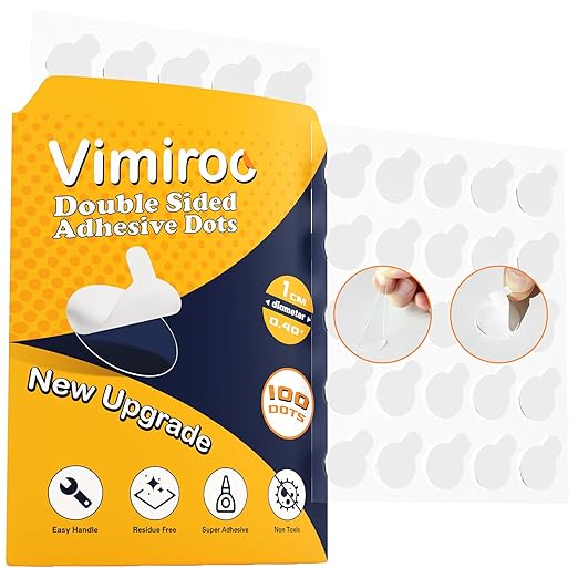 Adhesive Dots Double Sided– 100pcs Waterproof Small Sticky Tack Putty, Balloons by VIMIROO