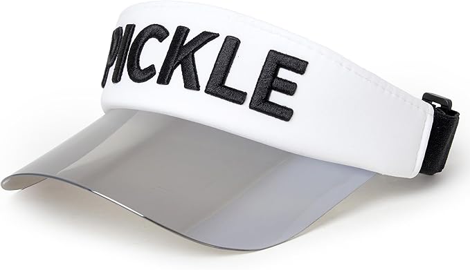 Funky Junque Women's UV 50 Adjustable Sun Visor - Golf Tennis Pickleball - Sports Themes Solid Colors Easter Pastels