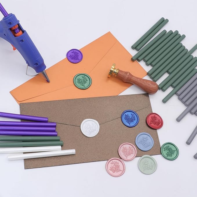 52pcs Black Sealing Wax Sticks, Andotopee Glue Gun Wax Seal Sticks - Image 6