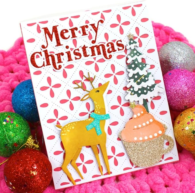 Metal Cutting Dies DIY Merry Christams Embossing Stencil Template Scrapbooking - Image 4