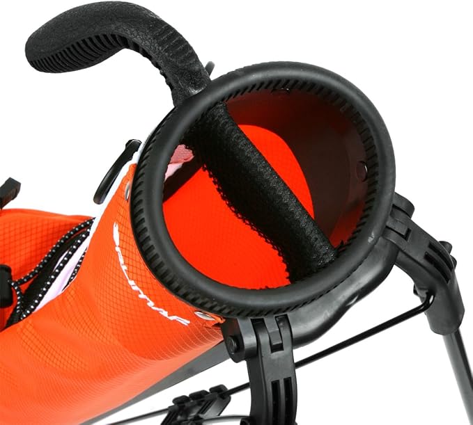Orlimar Pitch ’n Putt Lightweight Sunday Golf Bag with Stand, Ultra-Light Carry Design, Two-Way Divider Top, Shoulder Strap, Compact Carry Golf Bag for Men & Women