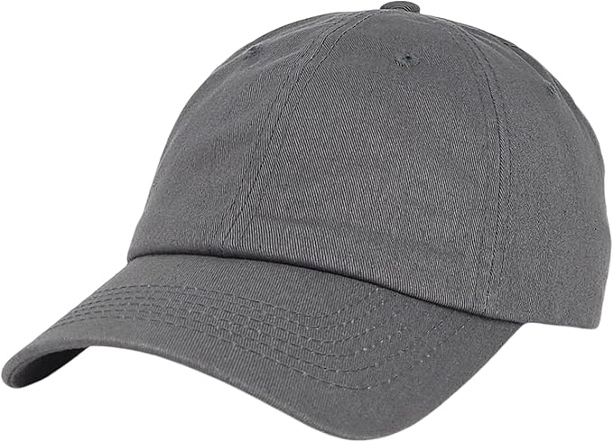Classic Dad Hat Cotton, Low-Profile Plain Baseball Cap, Adjustable, Breathable and Packable