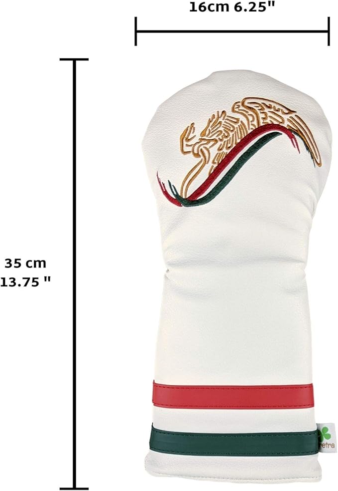 Foretra Mexico Driver Headcover Golf Club Covers Blade Mallet Putter Cover Alignment Stick Holder Hybrid Fairway Wood Head Cover Mexican Style Novelty Golf Accessories for Most Brands