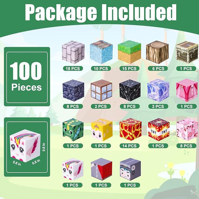 100PCS Magnetic Blocks - Image 2