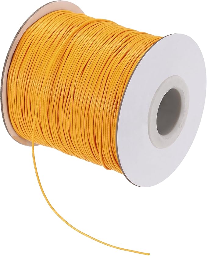 MECCANIXITY Waxed Cord 0.5mm Waxed Polyester Cord 175 Yard Wax String by MECCANIXITY