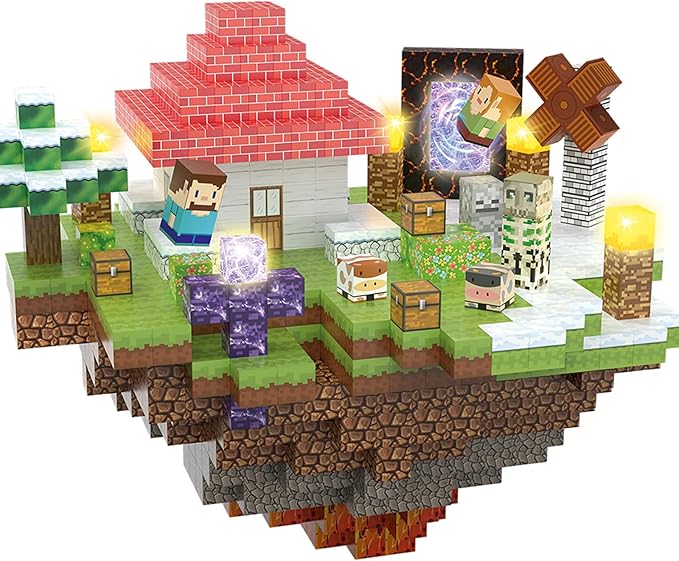 200PCS Magnetic Blocks Building Toys Set, Light Up Magnet Cubes, 3D Magnetic by Aidyvoi