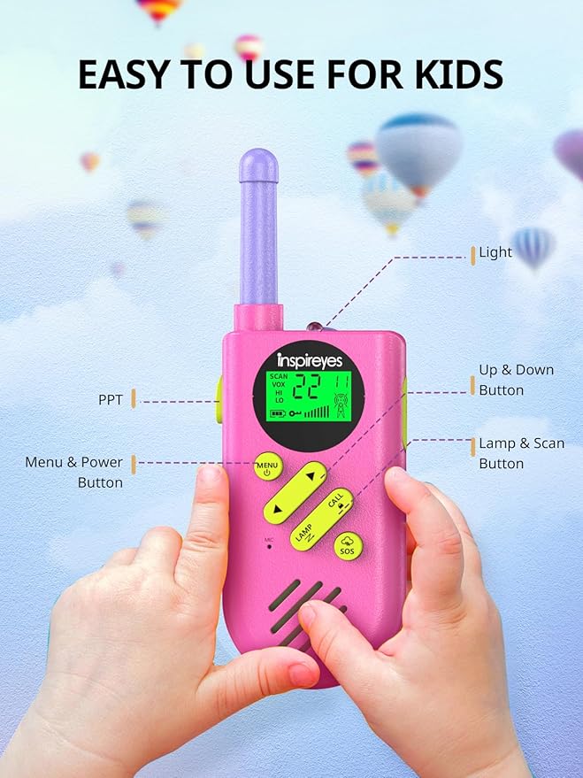 Walkie Talkies for Kids Rechargeable, Toys for Boys and Girls Ages 3-12 - Image 5