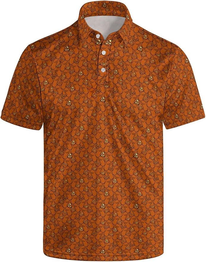 Mens Golf Shirts Golf Polo Shirts for Men Short Sleeve Polo Shirts Golf Gifts