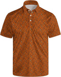 Mens Golf Shirts Golf Polo Shirts for Men Short Sleeve Polo Shirts Golf Gifts