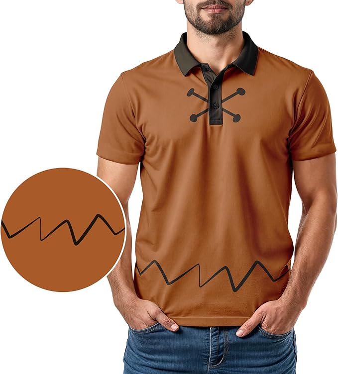 Funny Parody Golf Polo Shirt – Fun Movie Performance Quick Dry UPF Sun Protection Moisture Wicking Casual Wear Shocker Golf