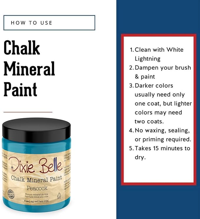 Dixie Belle Paint Company Chalk Finish Furniture Paint - Image 3