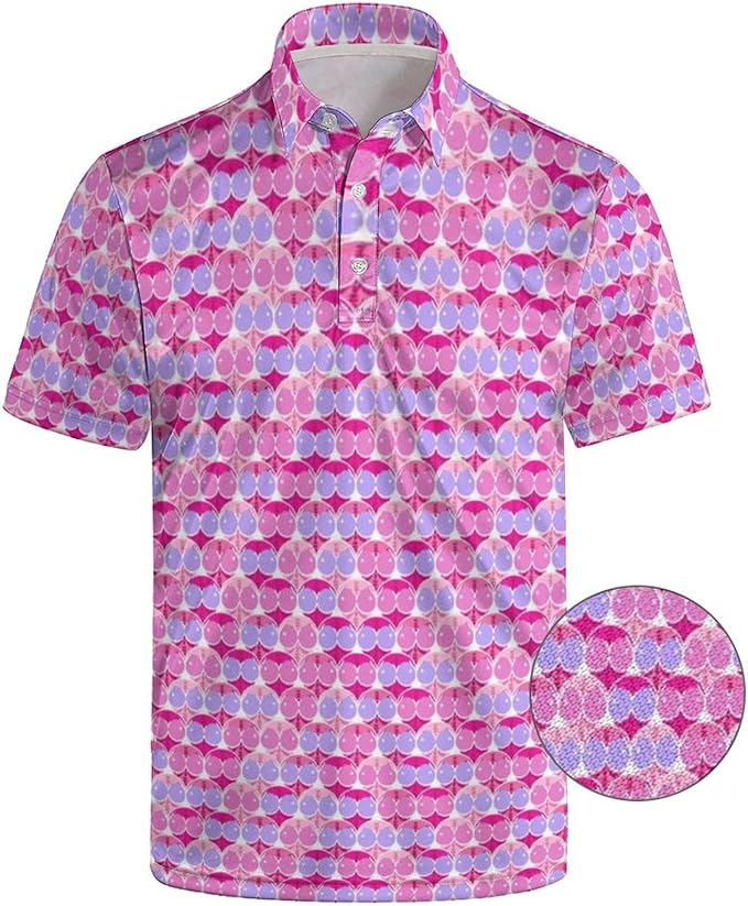 Mens Golf Shirts Golf Polo Shirts for Men Short Sleeve Polo Shirts Golf Gifts