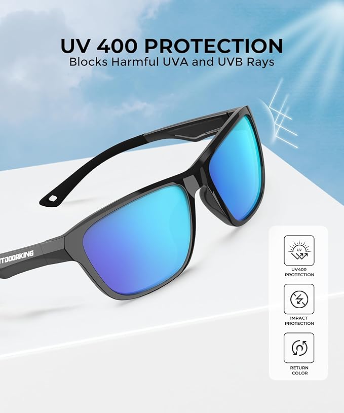 Polarized Running Sunglasses for Women Mens Sun Glasses for Cycling Fishing Driving Golf UV Protection