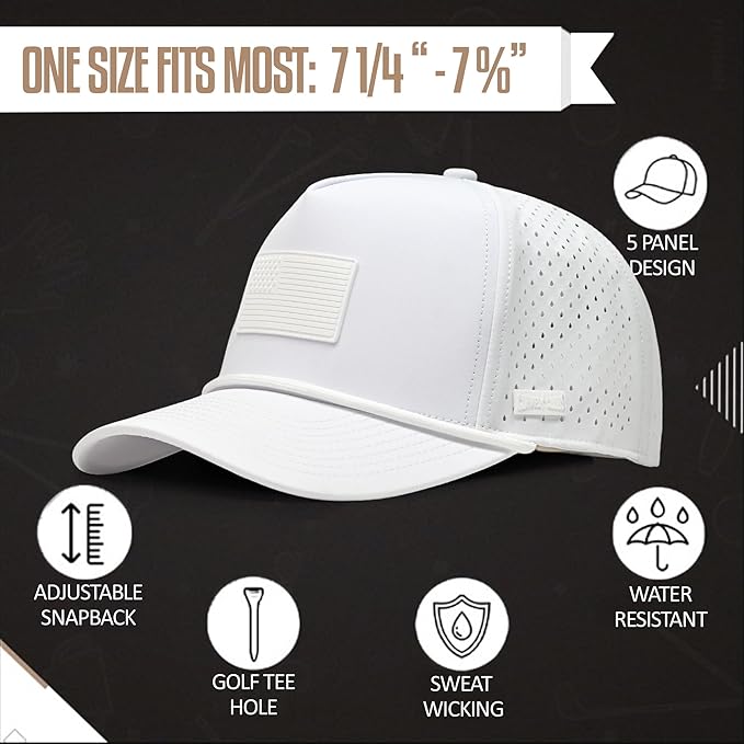 Curves & Clubs Titties Golf Hat - Funny Golf Hat, Titties Hat - Funny American Hat - One-Size-Fits-All - Men's Gifts