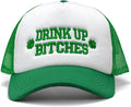 St Patricks Day hat Green Baseball Cap Shamrock Embroidered for man Women Funny