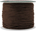 Mandala Crafts 0.5mm 109 Yards Bistre Brown Cotton Waxed Cord by MandalaCrafts
