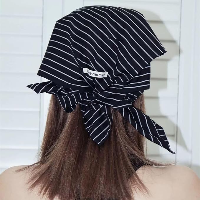 Women’s Plaid Bandana Baseball Cap – Y2K Adjustable Checkered Hat, Casual Streetwear Summer Fashion Visor Scarves