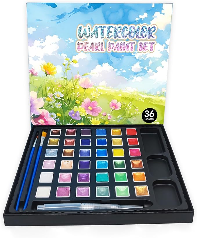 2ml Large Capacity Metallic Watercolor Paint Set, 36/60/84 Color by YZYBFUQ