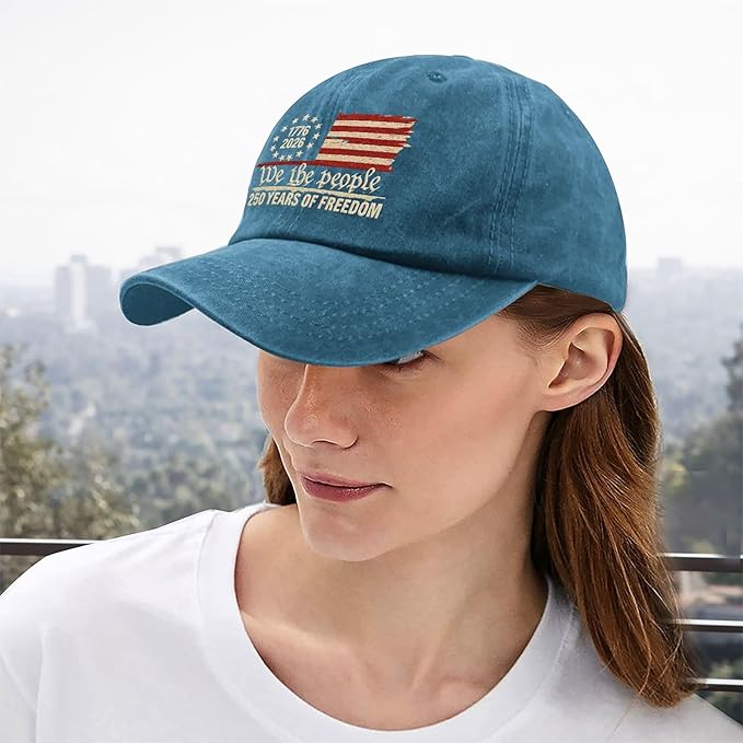 U.S. 250th Anniversary 250 Years Freedoms 1776-2026 Baseball Hats Funny
