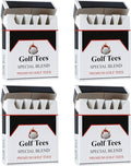 Premium Bamboo Golf Tee 83mm (3.25") Tees | Golf Gifts for Men | Funny Golf Accessory for Golfers | Vintage-Style Tee Case Golf Accessories for Men or Women